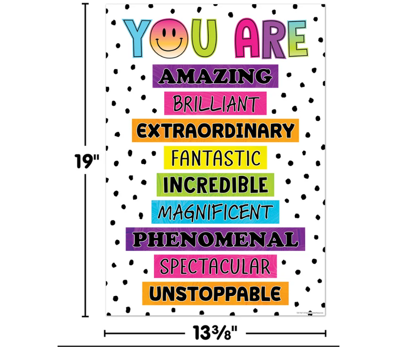 You Are Amazing Positive Poster