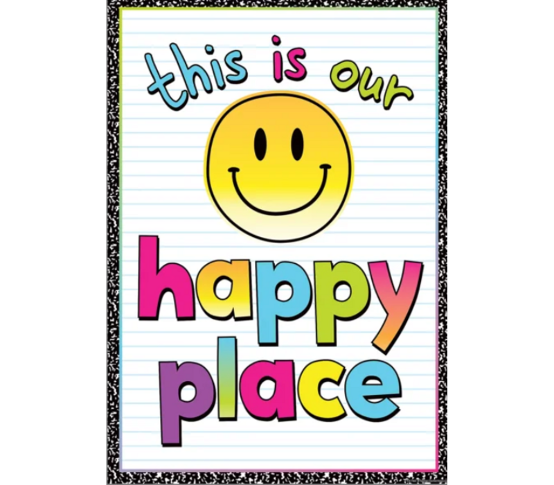 Happy Place Positive Poster