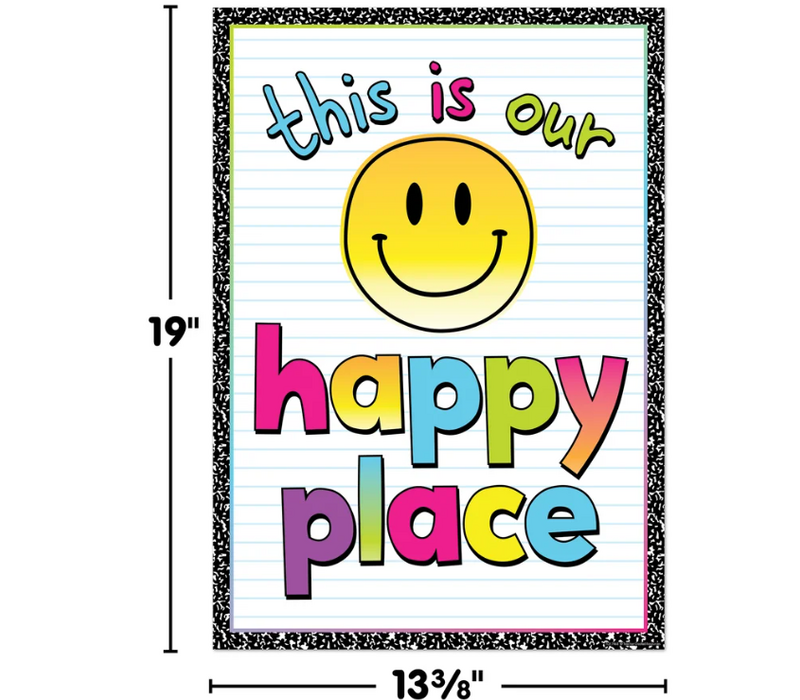 Happy Place Positive Poster