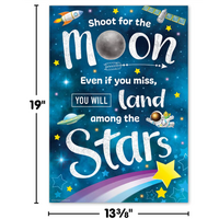 Shoot for the Moon Positive Poster