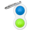 Teacher Created Resources Fidget Popper Keychain - Blue/Green