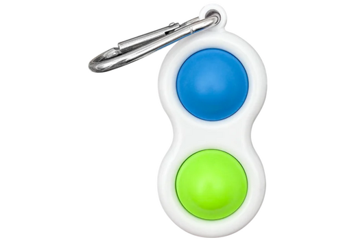 Teacher Created Resources Fidget Popper Keychain - Blue/Green