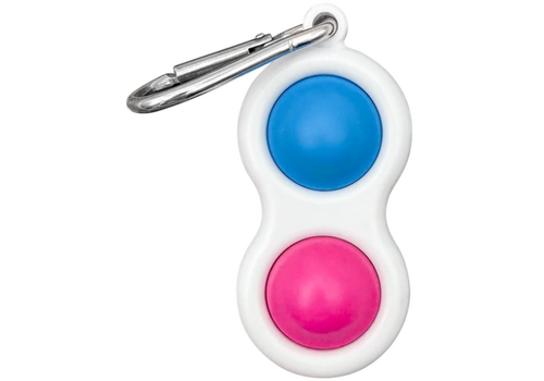 Teacher Created Resources Fidget Popper Keychain - Blue/Pink
