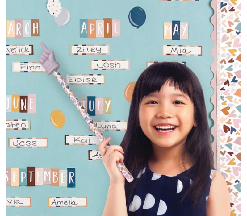 Everyone is Welcome Hearts Hand Pointer