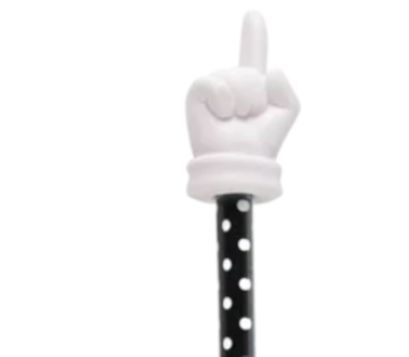 Black Polka Dots Hand Pointer