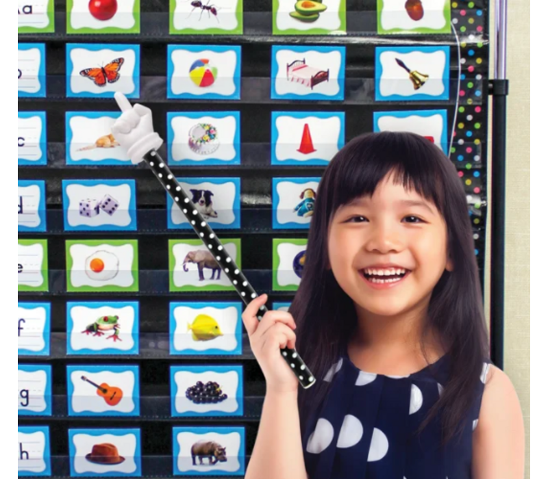 Black Polka Dots Hand Pointer