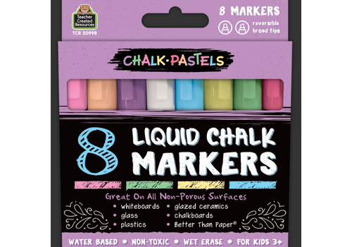 Teacher Created Resources Chalk Pastels Liquid Chalk Markers