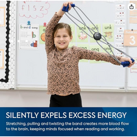 Body Fidget Resistance Tubes with Handles by Bouncyband®