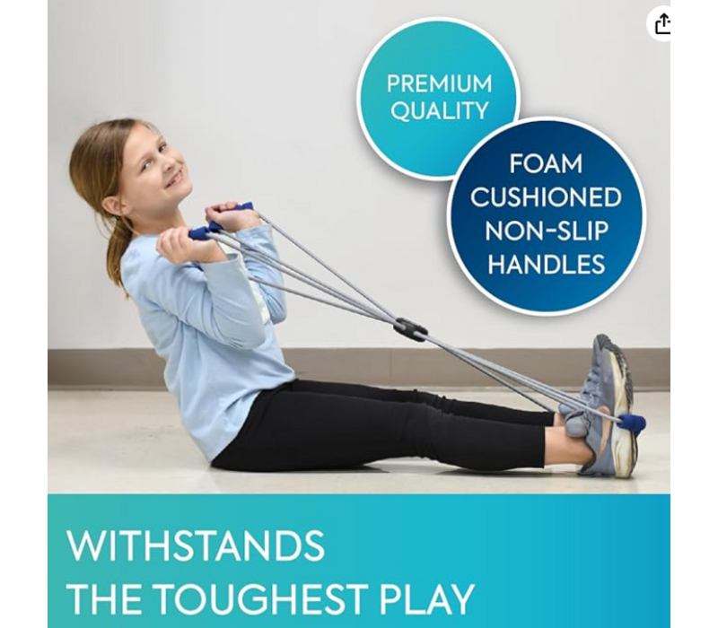 Body Fidget Resistance Tubes with Handles by Bouncyband®