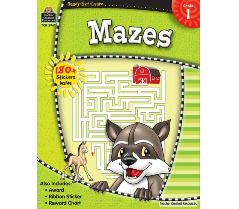 Ready-Set-Learn: Mazes Grade 1