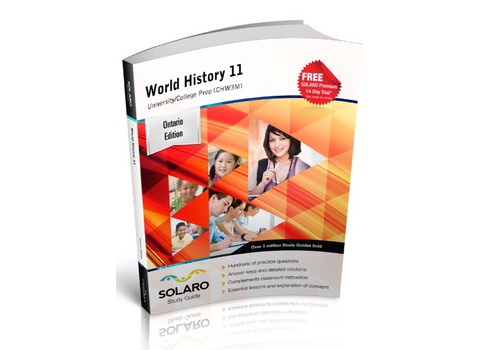 Solaro World History 11 University/College Prep (CHW3M)