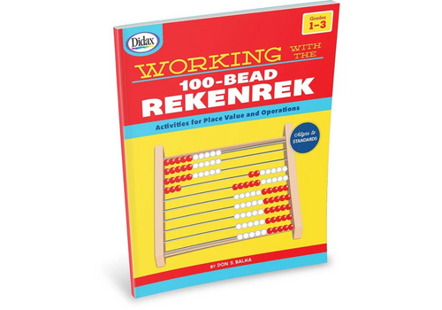 Didax Working with 100 Bead Rekenrek Book