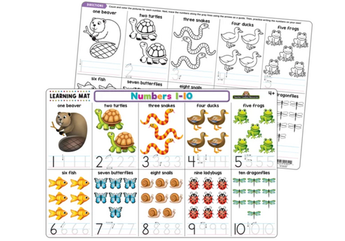Teacher Created Resources Numbers 1-10 Learning Mat
