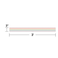 Rainbow Stitched Straight Bulletin Board Border