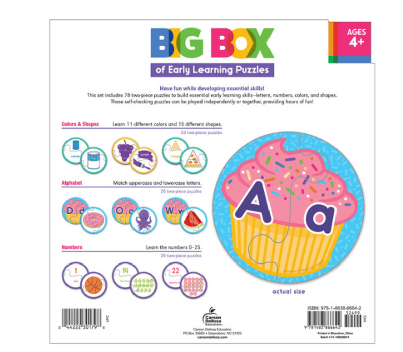 Big Box of Early Learning Puzzle Grade PK-1