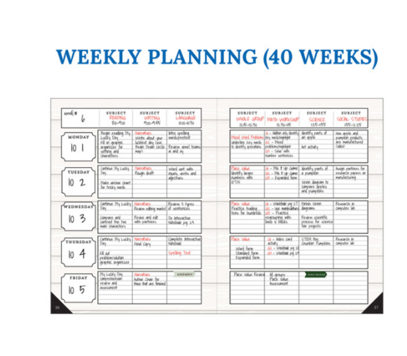 Farmhouse -Teacher Planner