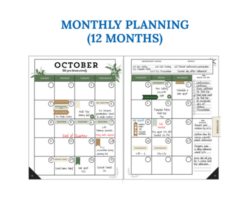 Farmhouse -Teacher Planner