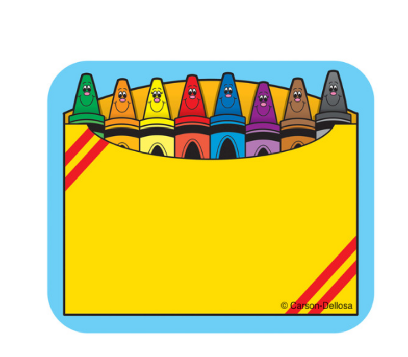 Crayon Box Name Tags/Labels