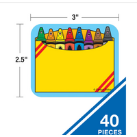 Crayon Box Name Tags/Labels
