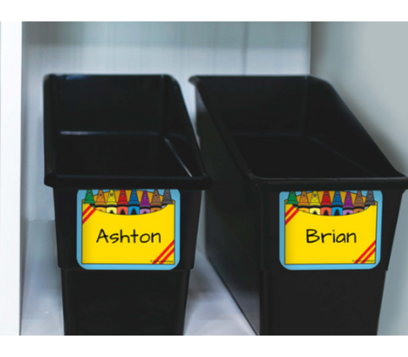 Crayon Box Name Tags/Labels