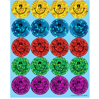 Smiley Faces Dazzle™ Stickers