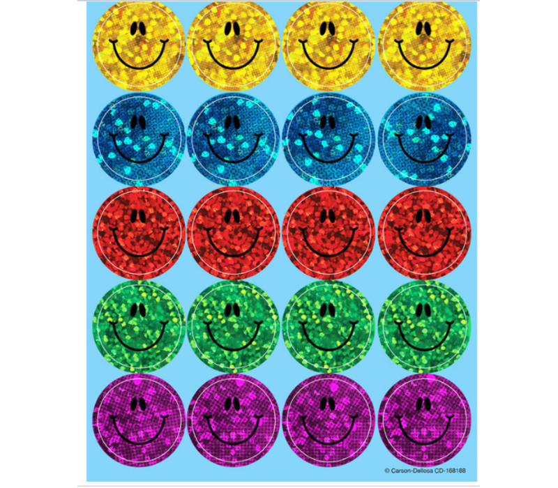 Smiley Faces Dazzle™ Stickers
