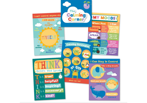 Carson Dellosa Calming Strategies Chart/ Poster Set