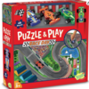 PEACEABLE KINGDOM Puzzle & Play: Race Day - Floor Puzzle