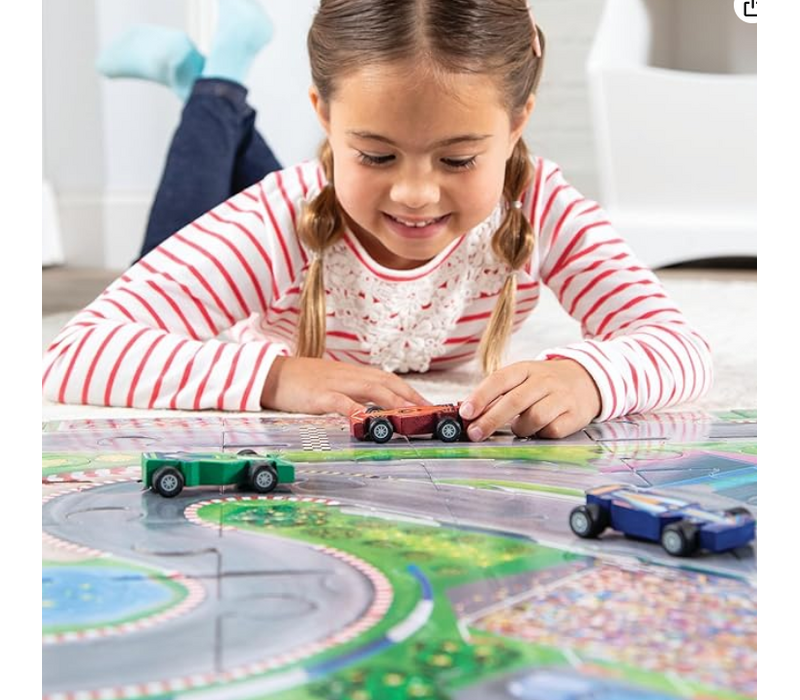 Puzzle & Play: Race Day - Floor Puzzle