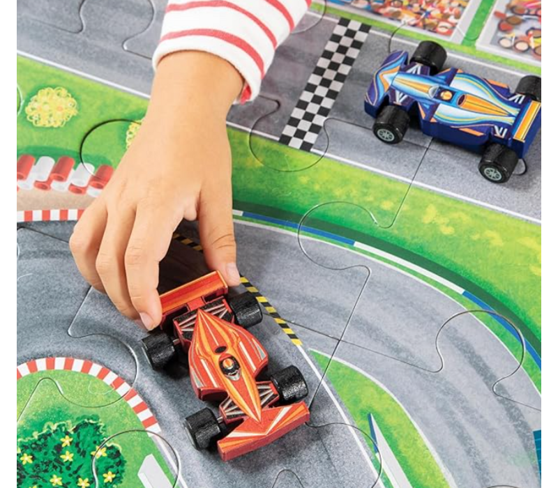 Puzzle & Play: Race Day - Floor Puzzle