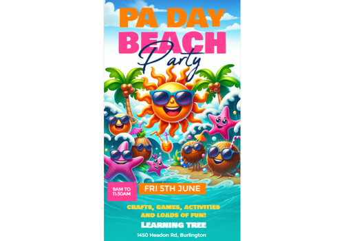 Beach Party PA Day Camp - June 5