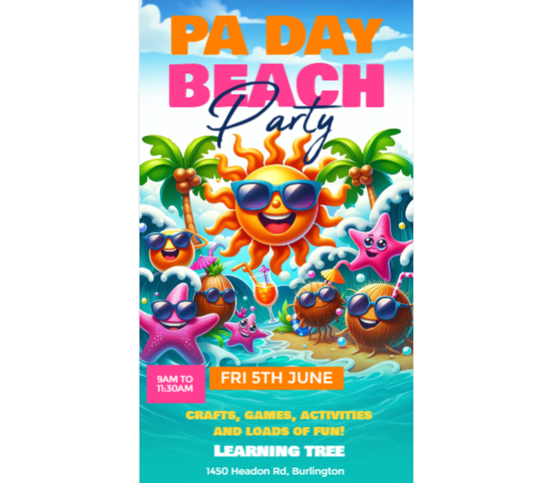 Beach Party PA Day Camp - June 5