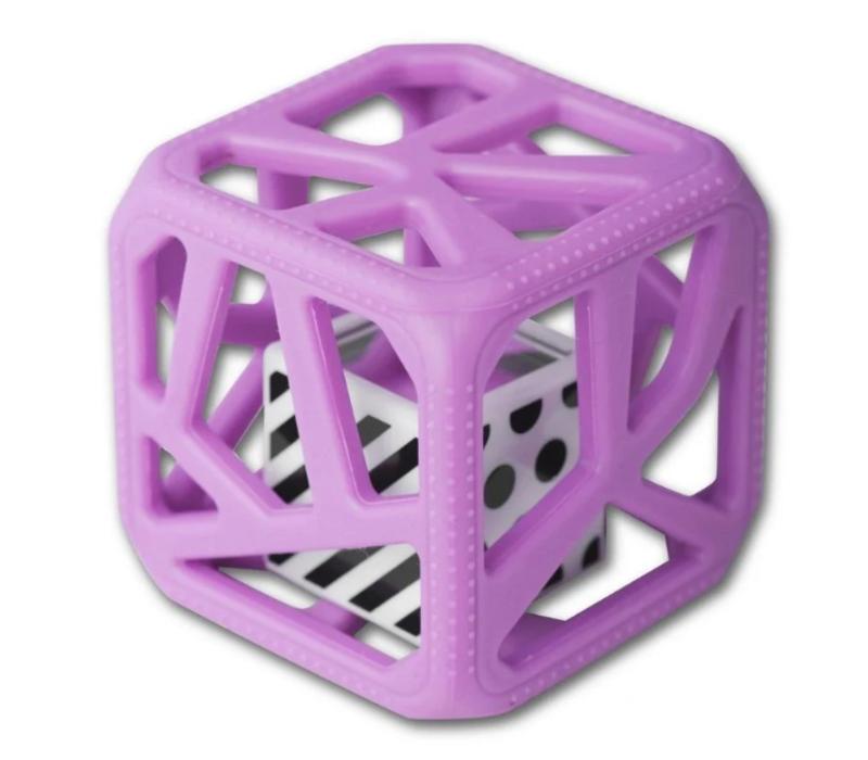 Chew Cube - Easy-Grip Teether Rattle -