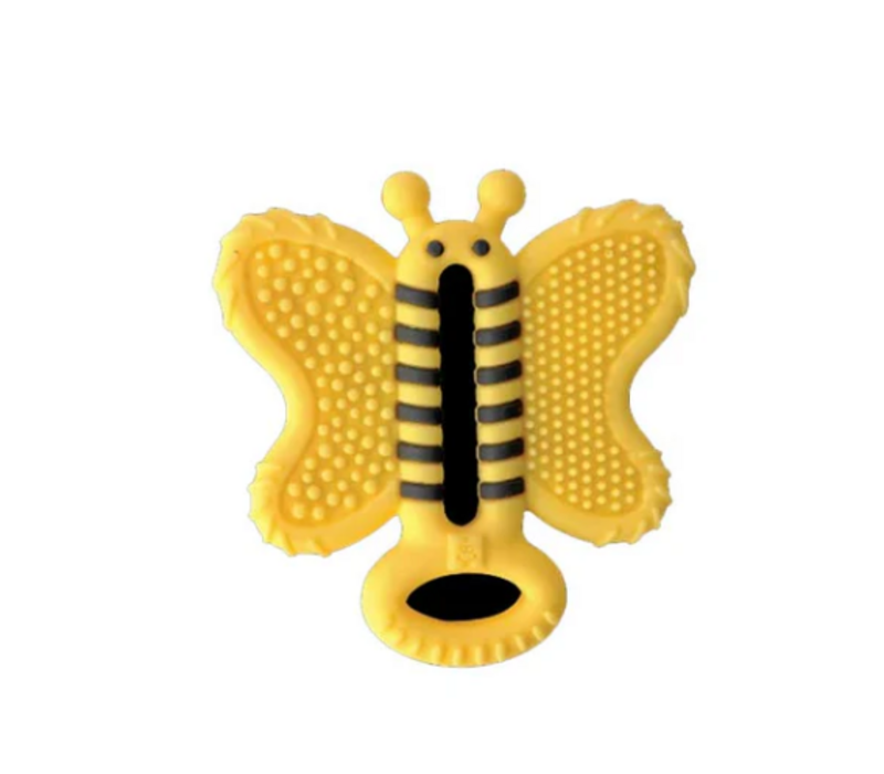 Malarkey Kids Baby Teether Toothbrush | Bee