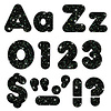 Trend Enterprises Black Sparkle 4" Casual Combo Letters