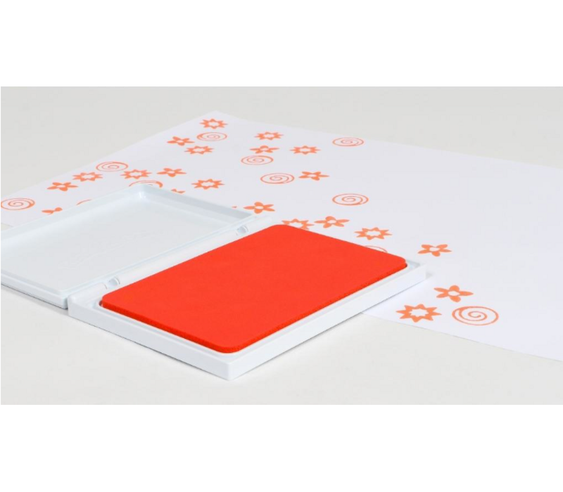 Orange Jumbo Washable Stamp Pad
