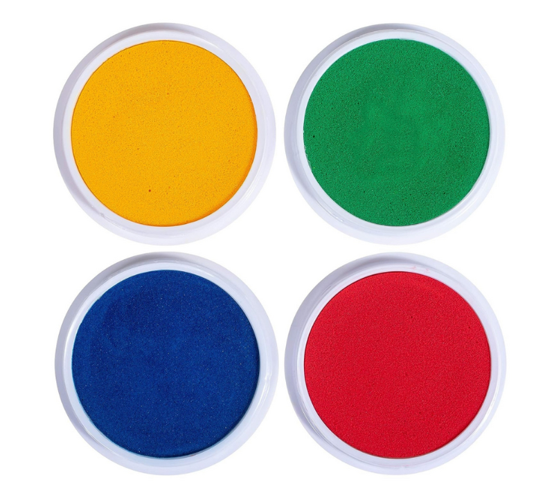 Ready2Learn Primary Kit of 4 Circular Jumbo Stamp Pads