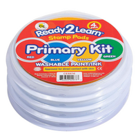 Ready2Learn Primary Kit of 4 Circular Jumbo Stamp Pads