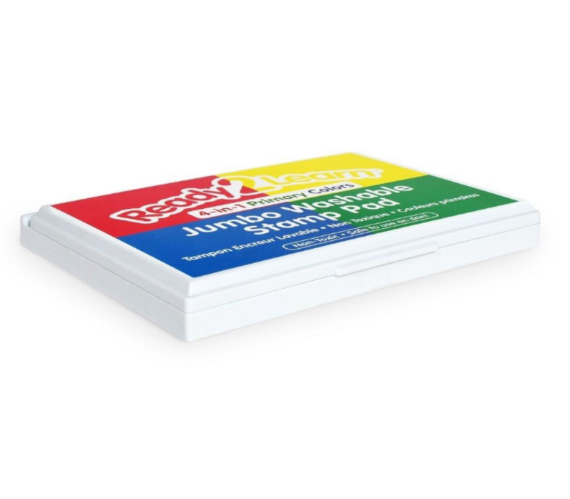 Washable Primary 4 in 1 Stamp Pad (Primary Colors)