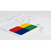 Washable Primary 4 in 1 Stamp Pad (Primary Colors)