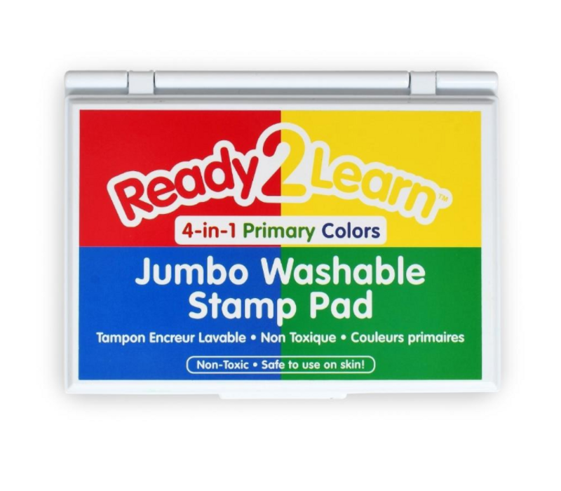 Washable Primary 4 in 1 Stamp Pad (Primary Colors)
