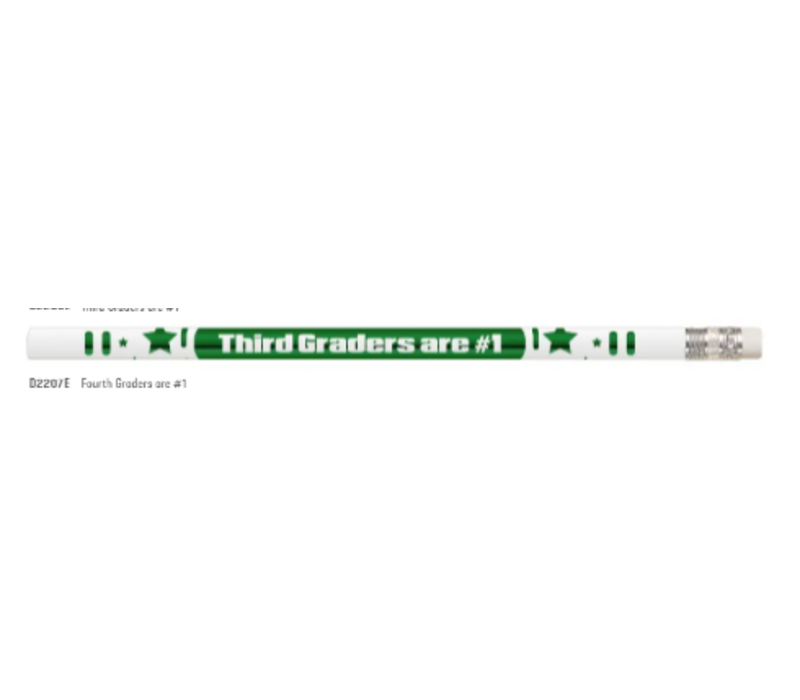 3rd Graders are #1 Pencil