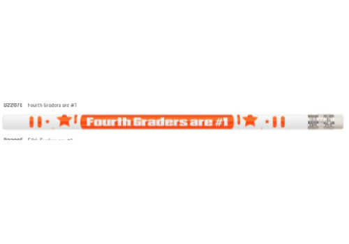 MUSGRAVE PENCIL 4th  Graders are #1 Pencil