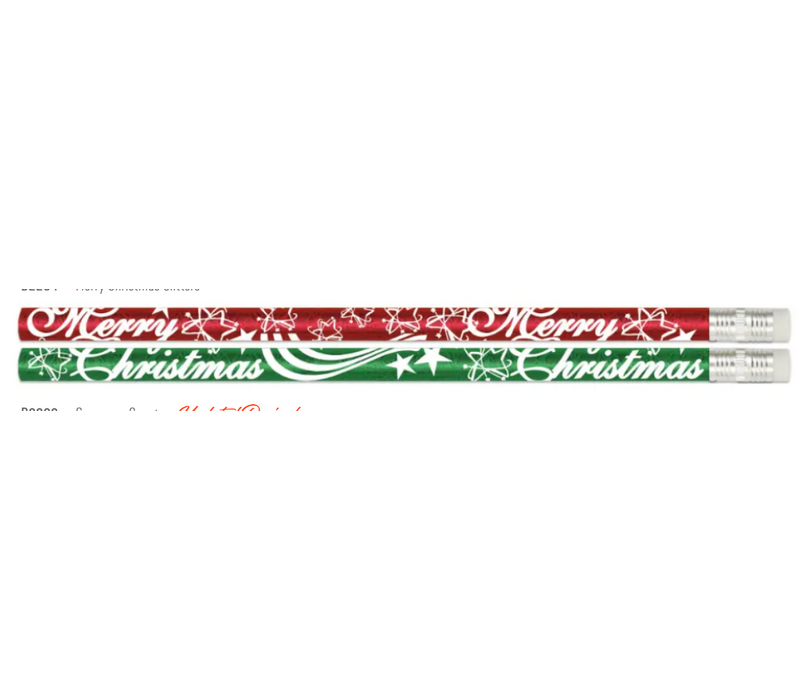 Merry Christmas Glitters - Pencil