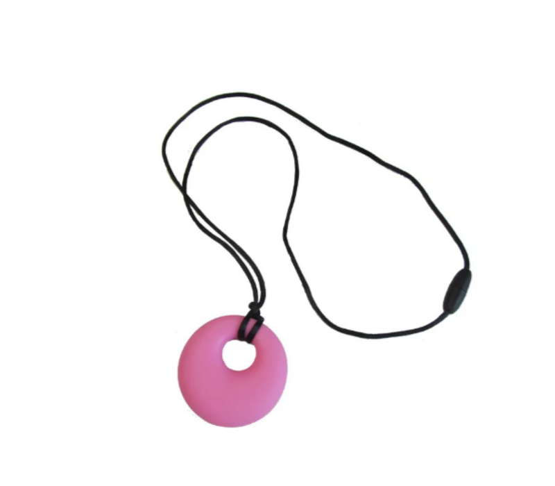 Pink Circle Chewy Pendant*