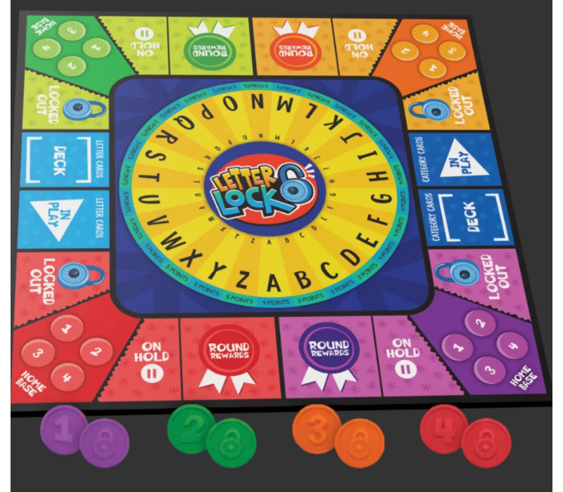 Letter Lock Board Game