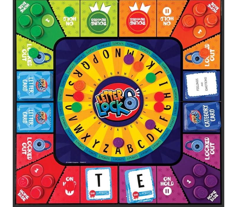 Letter Lock Board Game