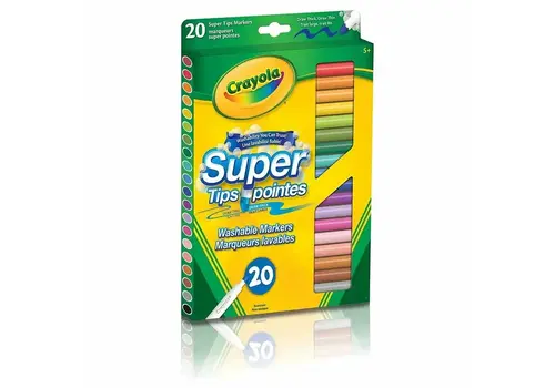 Crayola Crayola Super Tips Washable Markers 20 pack