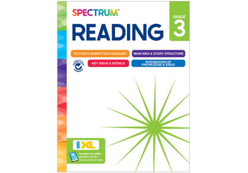 Carson Dellosa Spectrum Reading Workbook, Grade 3