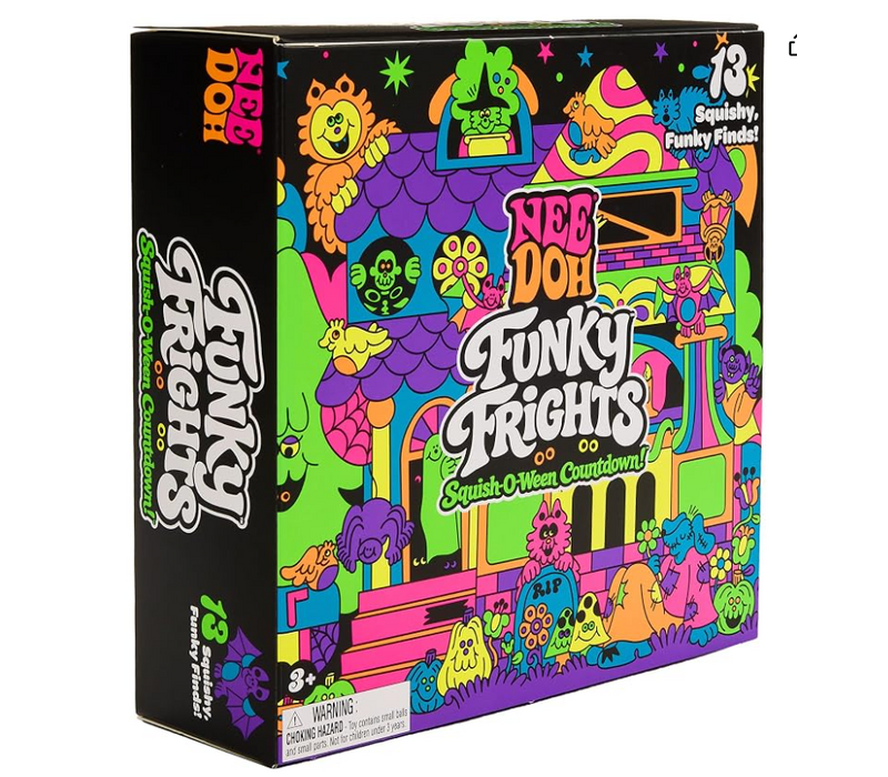 Nee Doh Funky Frights 13 Pcs Countdown!